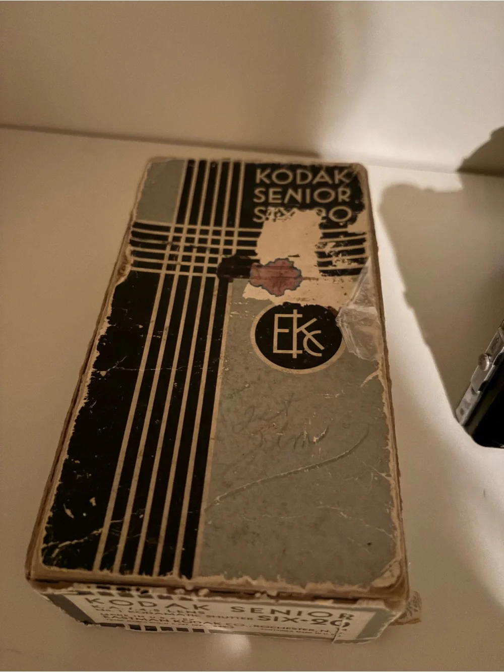Kodak Black Art Deco Vintage Folding Six-20 Camera